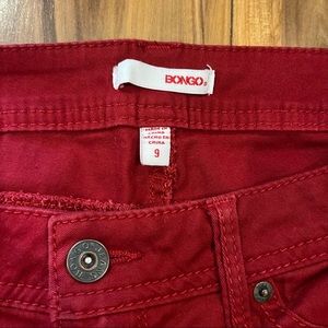 BONGO ♥️ Red Skinny Jeans Size 9
